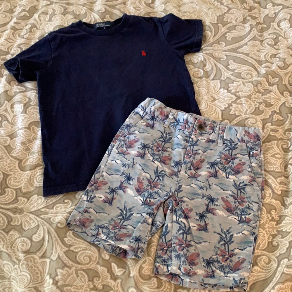 Boys Polo T and shorts